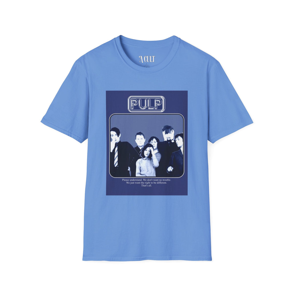 Pulp - Right To Be Different - Unisex Soft-Style T-Shirt