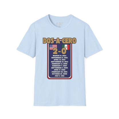 World Cup - USA - Dos A Cero - Unisex Soft-Style T-Shirt