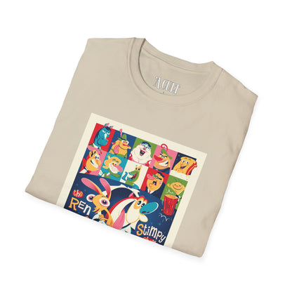 Ren And Stimpy - The Show  - Unisex Soft-Style T-Shirt