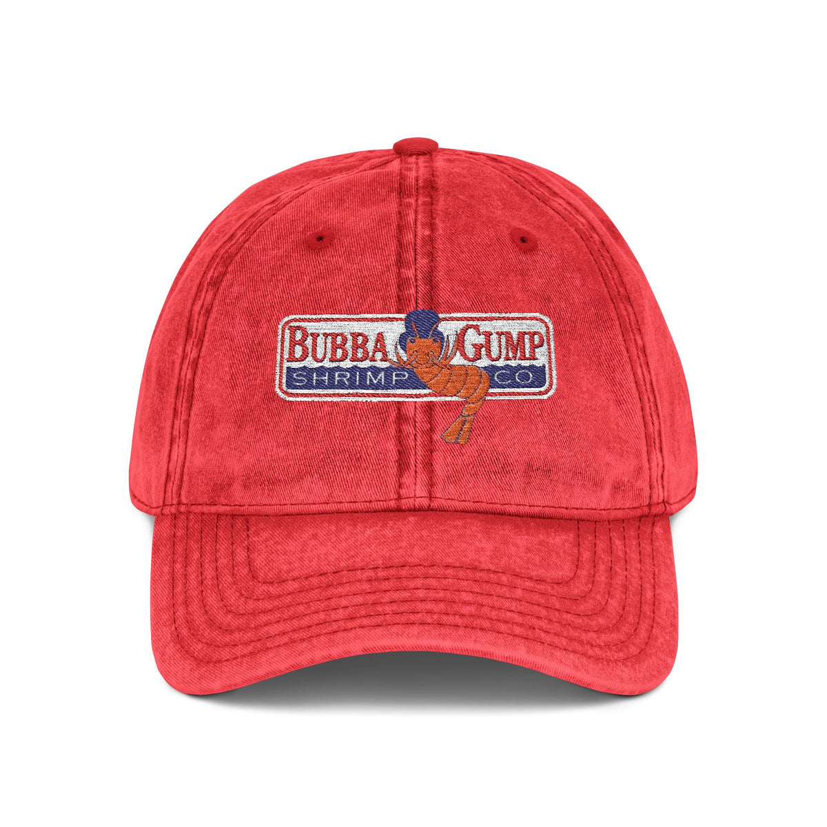 Forrest Gump - Bubba Gump - Retro Embroidered Vintage Cap