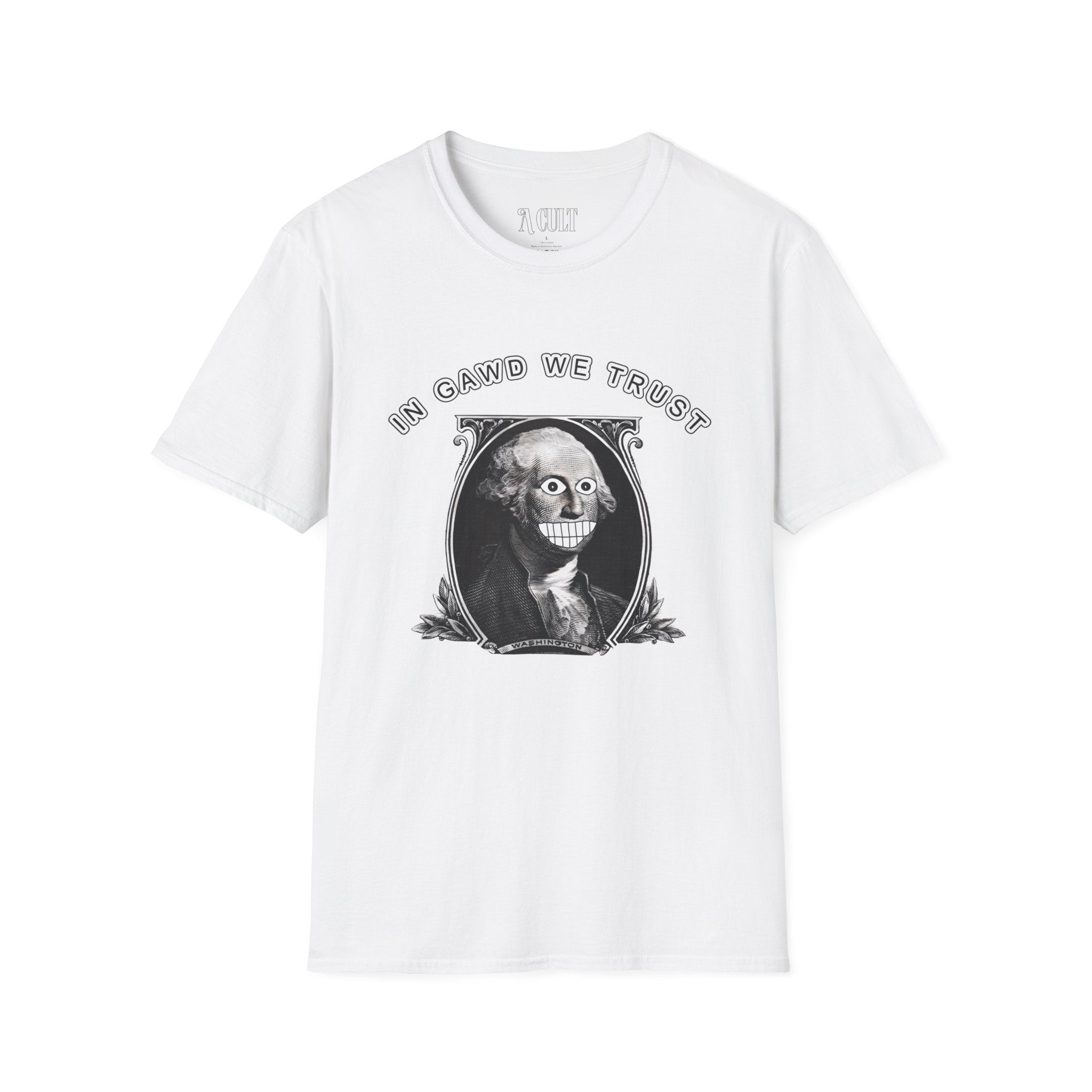 What They Wore - Kurt Cobain - In Gawd We Trust - Unisex Soft-Style T-Shirt