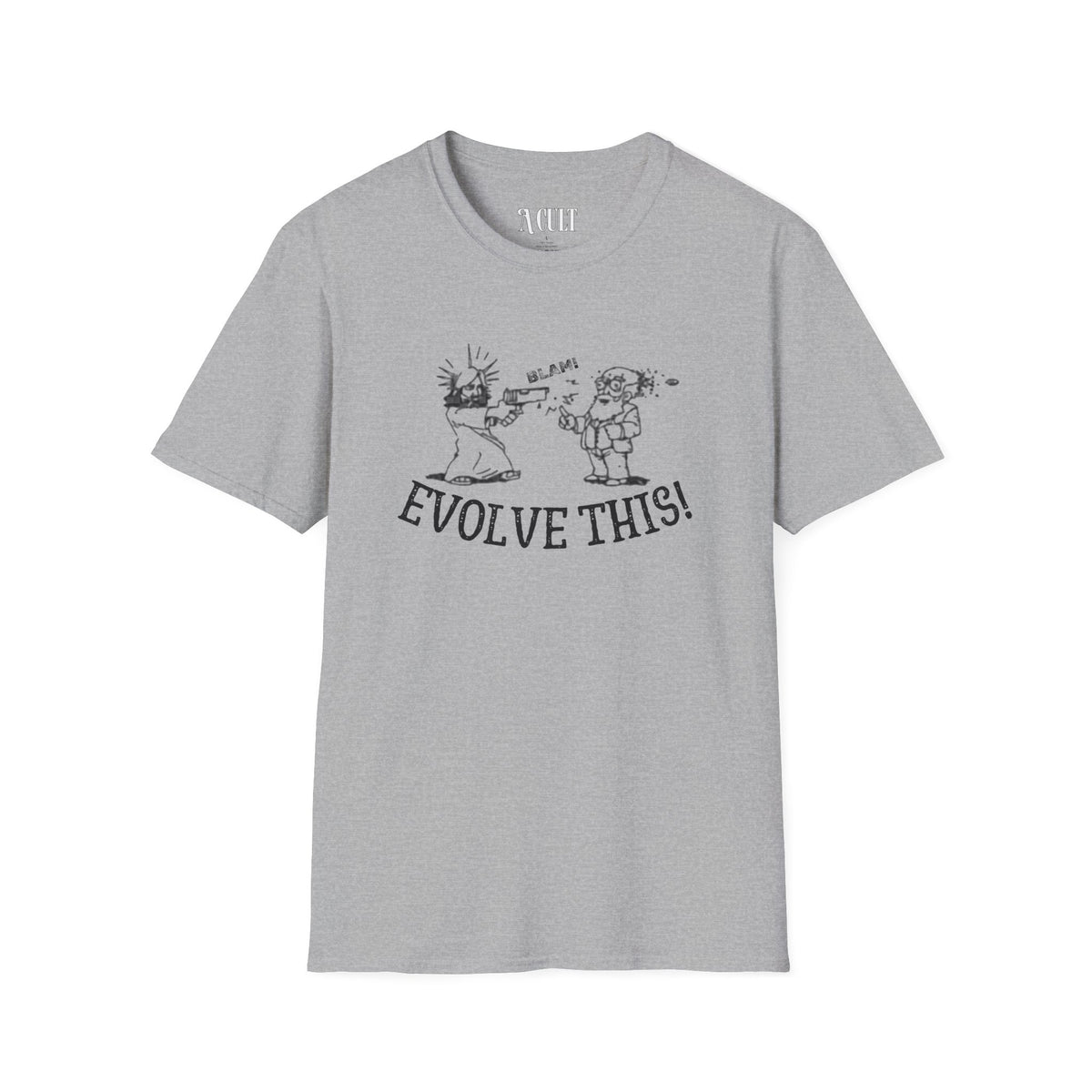 Paul Rudd &amp; Kristen Wiig - Evolve This - Unisex Soft-Style T-Shirt
