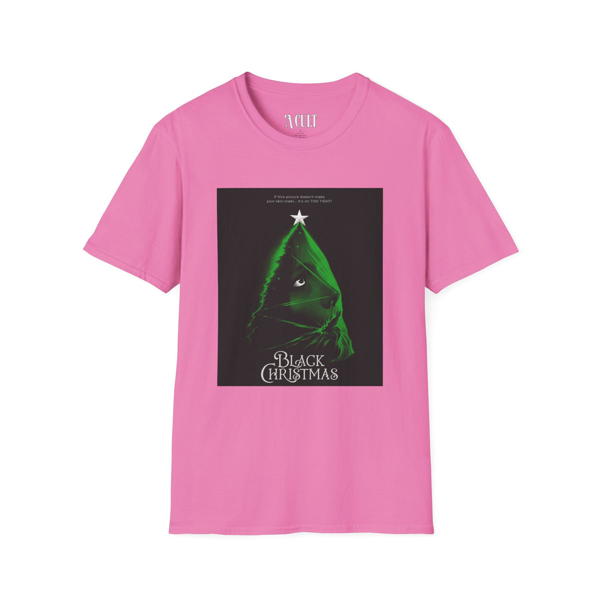 Black Christmas - Tree - Unisex Soft-Style T-Shirt