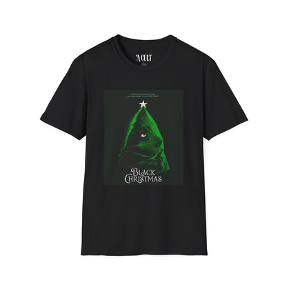 Black Christmas - Tree - Unisex Soft-Style T-Shirt