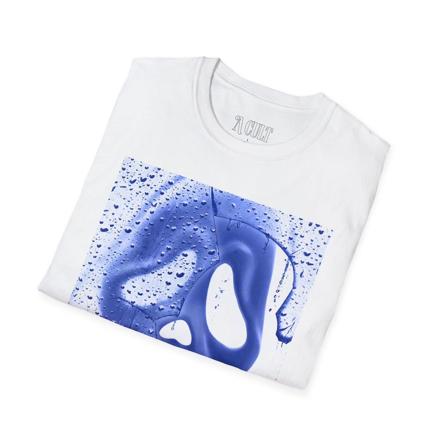 Scream Face Inverted - Unisex Soft-Style T-Shirt