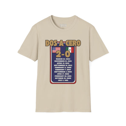 World Cup - USA - Dos A Cero - Unisex Soft-Style T-Shirt