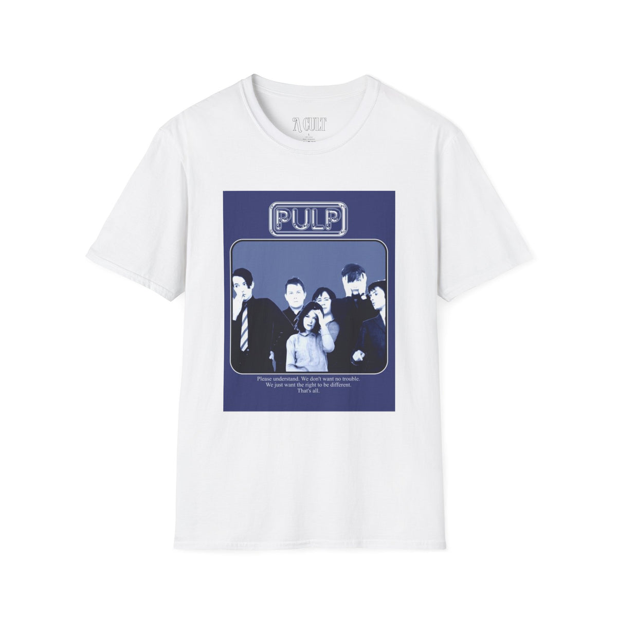 Pulp - Right To Be Different - Unisex Soft-Style T-Shirt