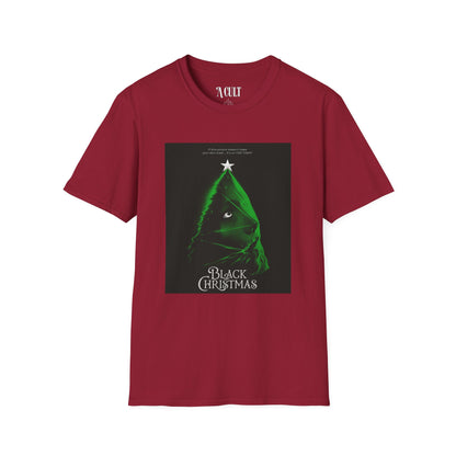 Black Christmas - Tree - Unisex Soft-Style T-Shirt