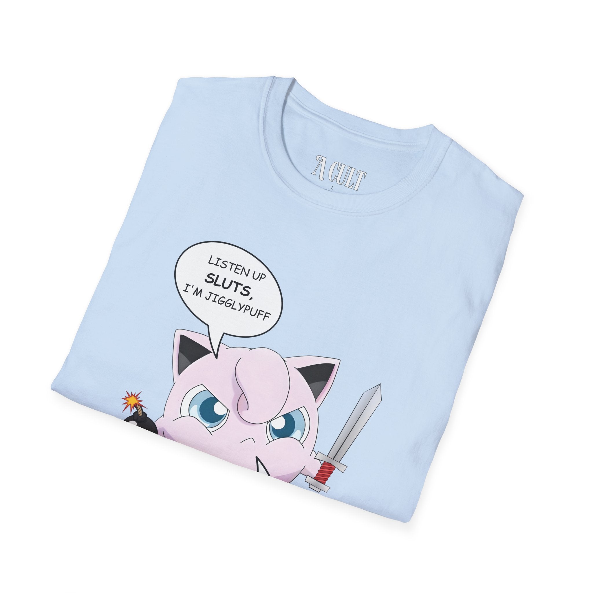 Pokemon - Jigglyrough - Unisex Soft-Style T-Shirt