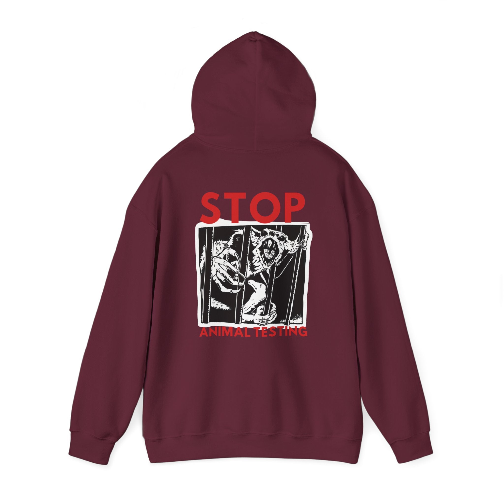 Braindead - Stop Animal Testing - Unisex Heavy Blend™ Hooded Sweatshirt