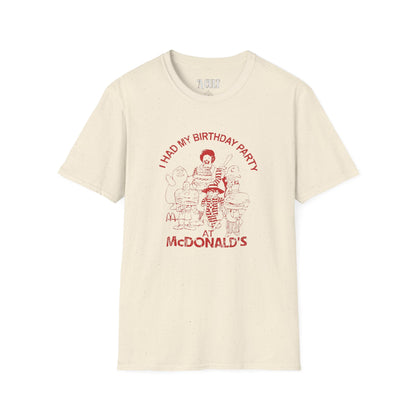 McDonald - Party  - Unisex Soft-Style T-Shirt