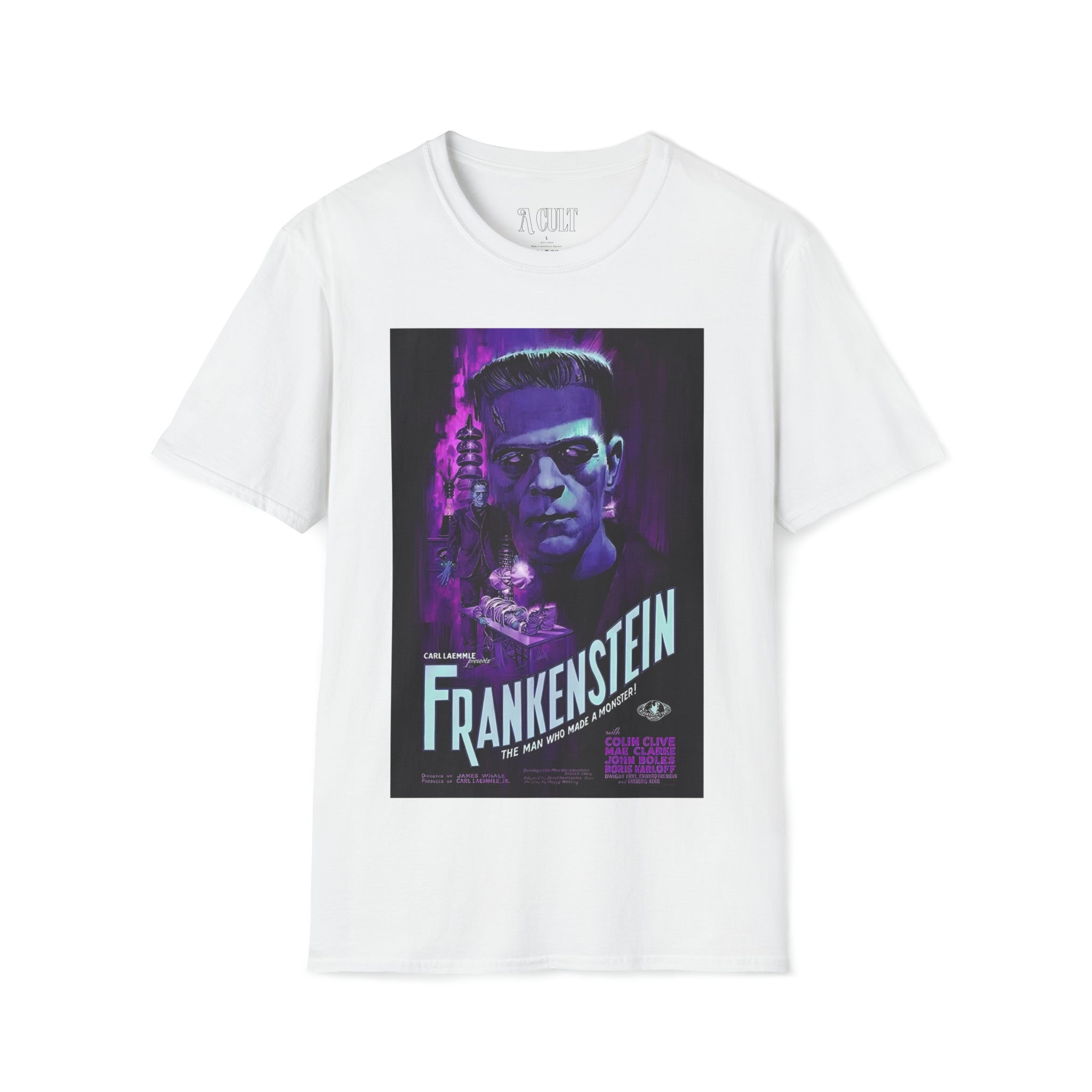 Frankenstein  - by Carl Laemmle - Unisex Soft-Style T-Shirt