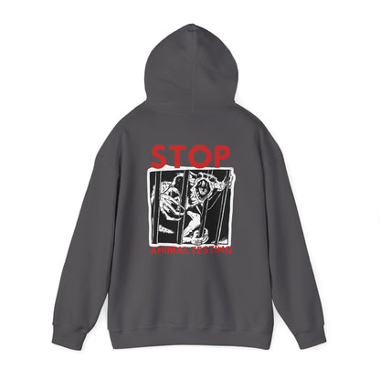 Braindead - Stop Animal Testing - Unisex Heavy Blend™ Hooded Sweatshirt