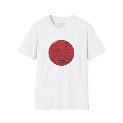 Hachiko - Loyal Dog  - Unisex Soft-Style T-Shirt