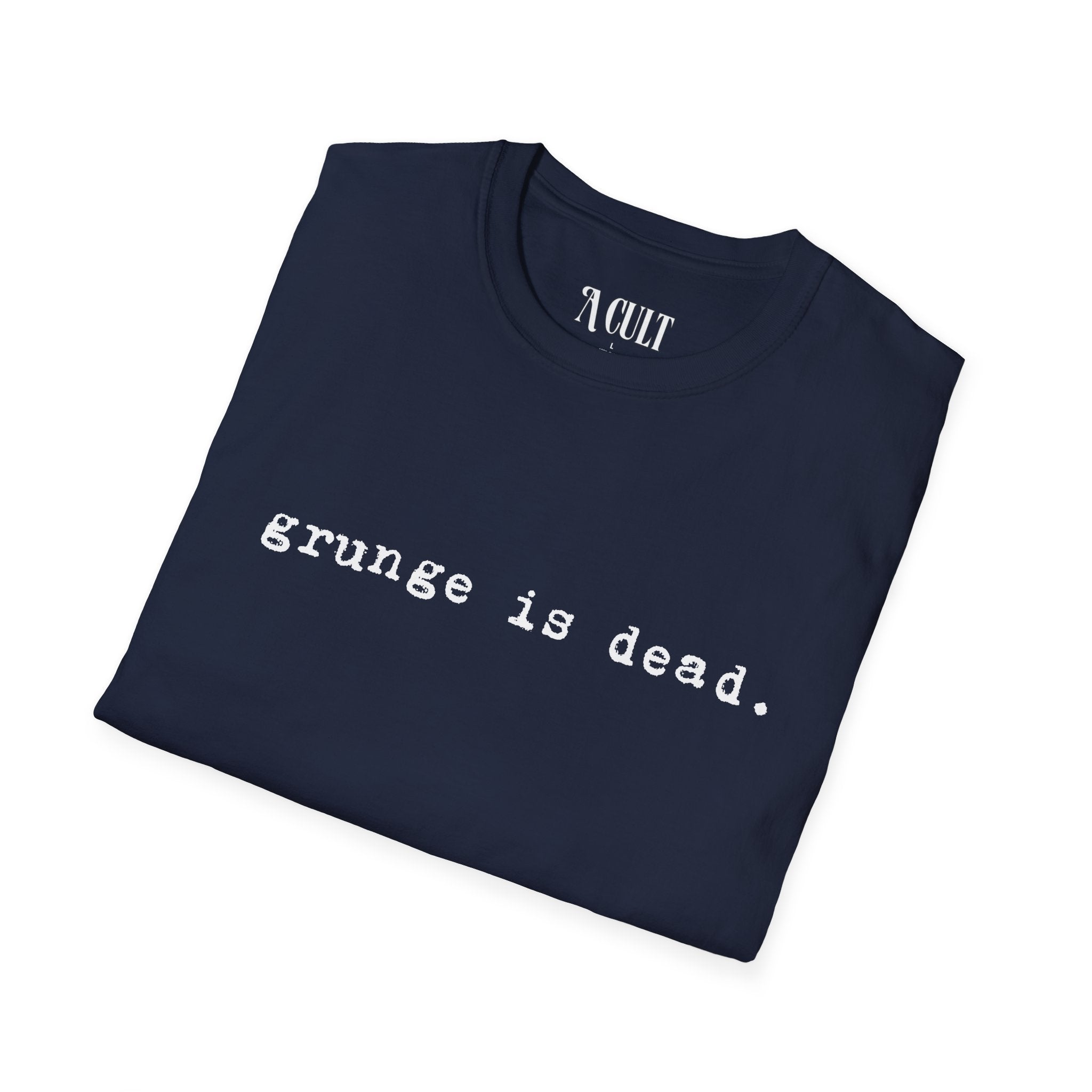 What They Wore - Kurt Cobain - Grunge Is Dead - Unisex Soft-Style T-Shirt