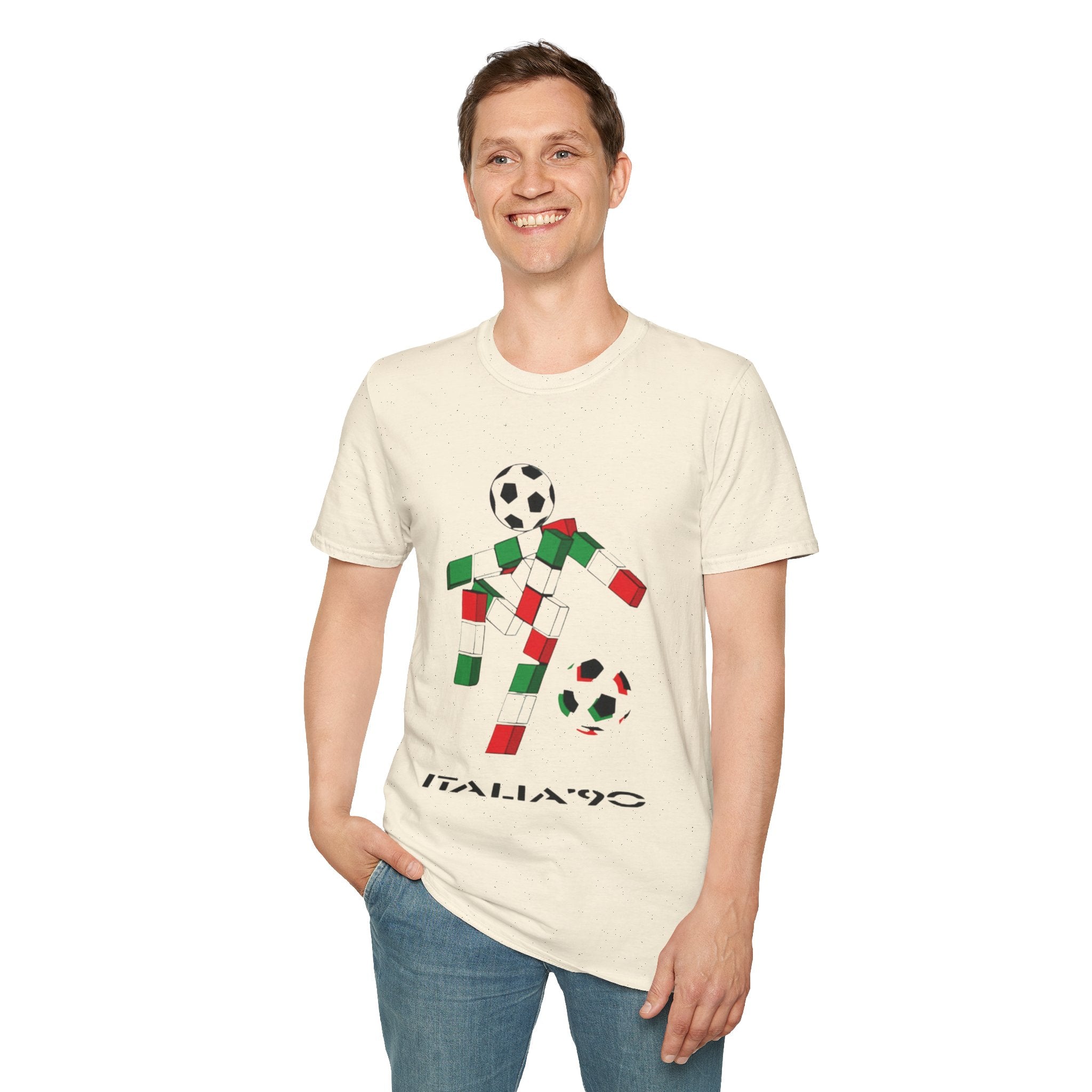 World Cup - Italia 1990 - Ciao Control - Unisex Soft-Style T-Shirt
