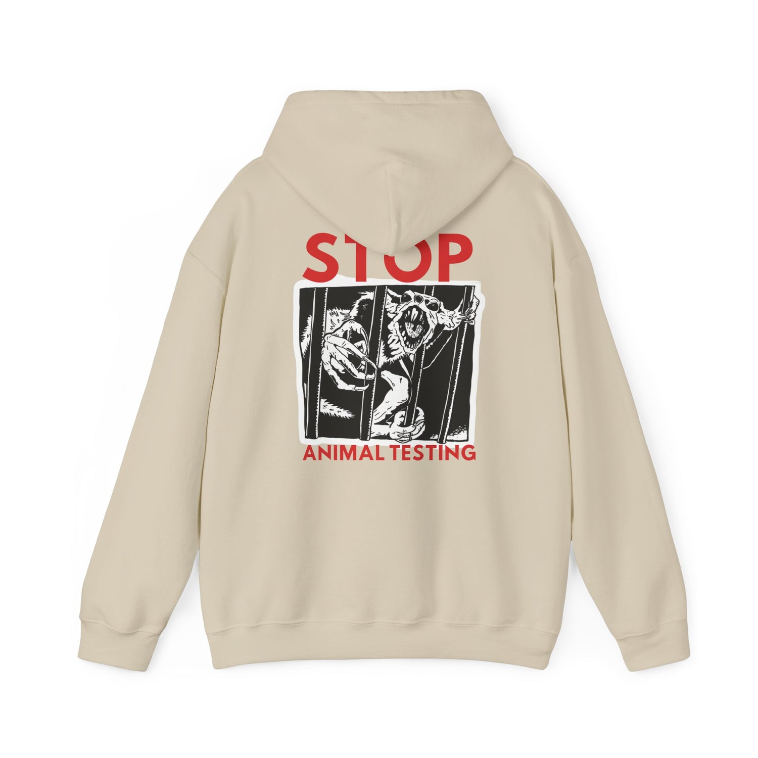 Braindead - Stop Animal Testing - Unisex Heavy Blend™ Hooded Sweatshirt