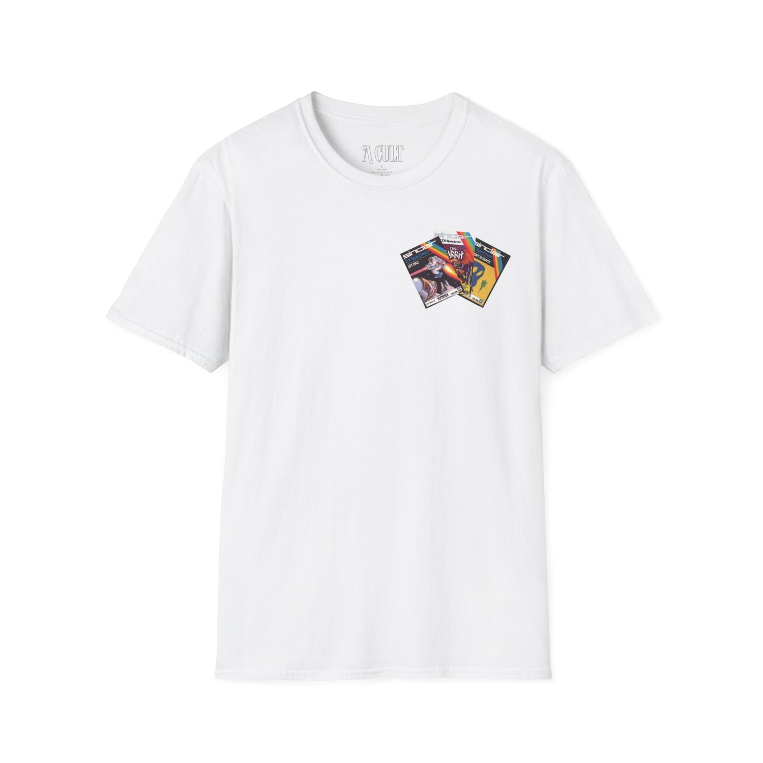 Spectrum ZX - Logo &amp; Games - Unisex Soft-Style T-Shirt