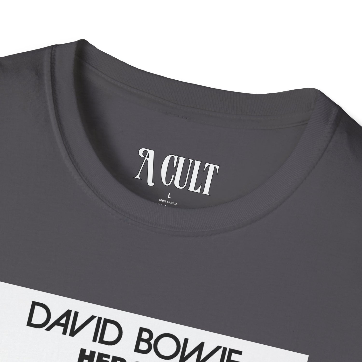 David Bowie - Heroes - Unisex Soft-Style T-Shirt
