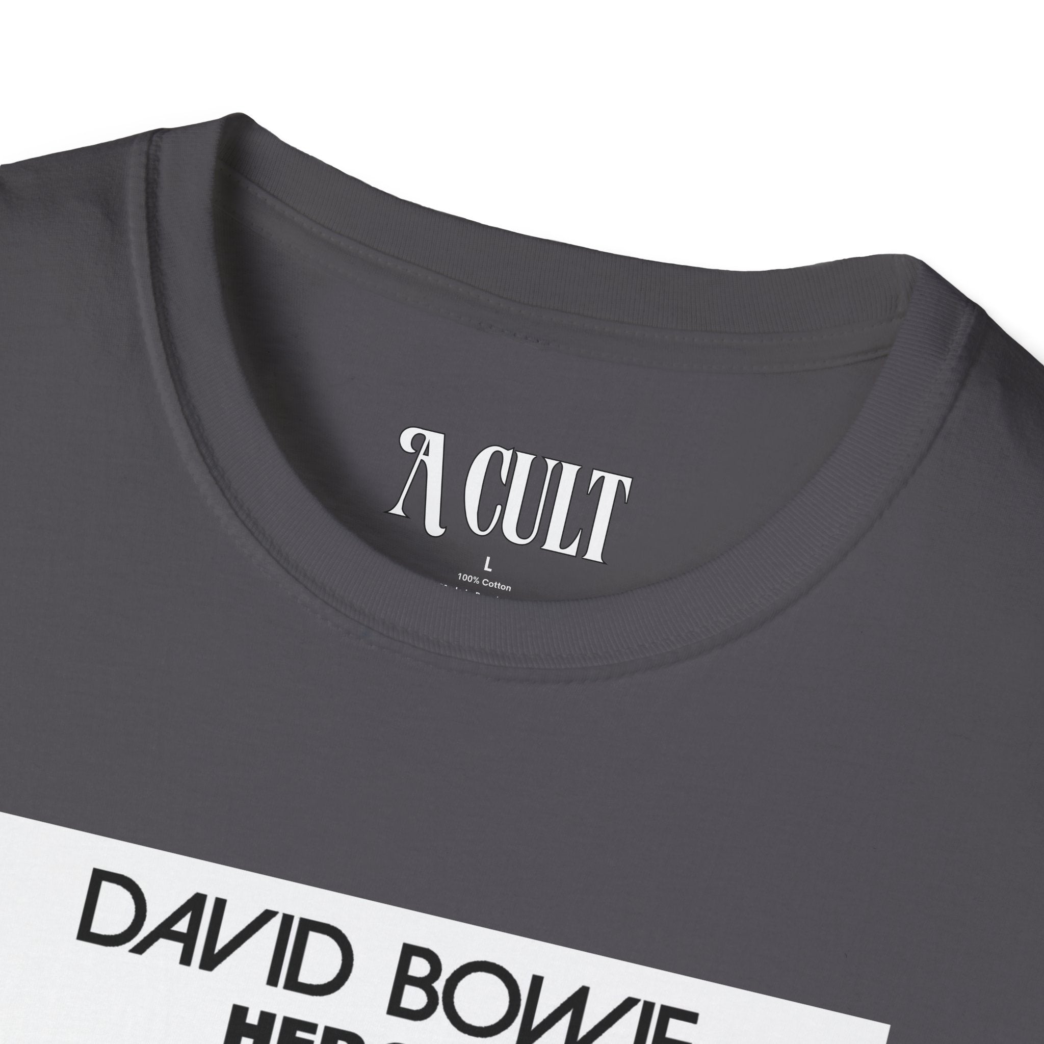 David Bowie - Heroes - Unisex Soft-Style T-Shirt
