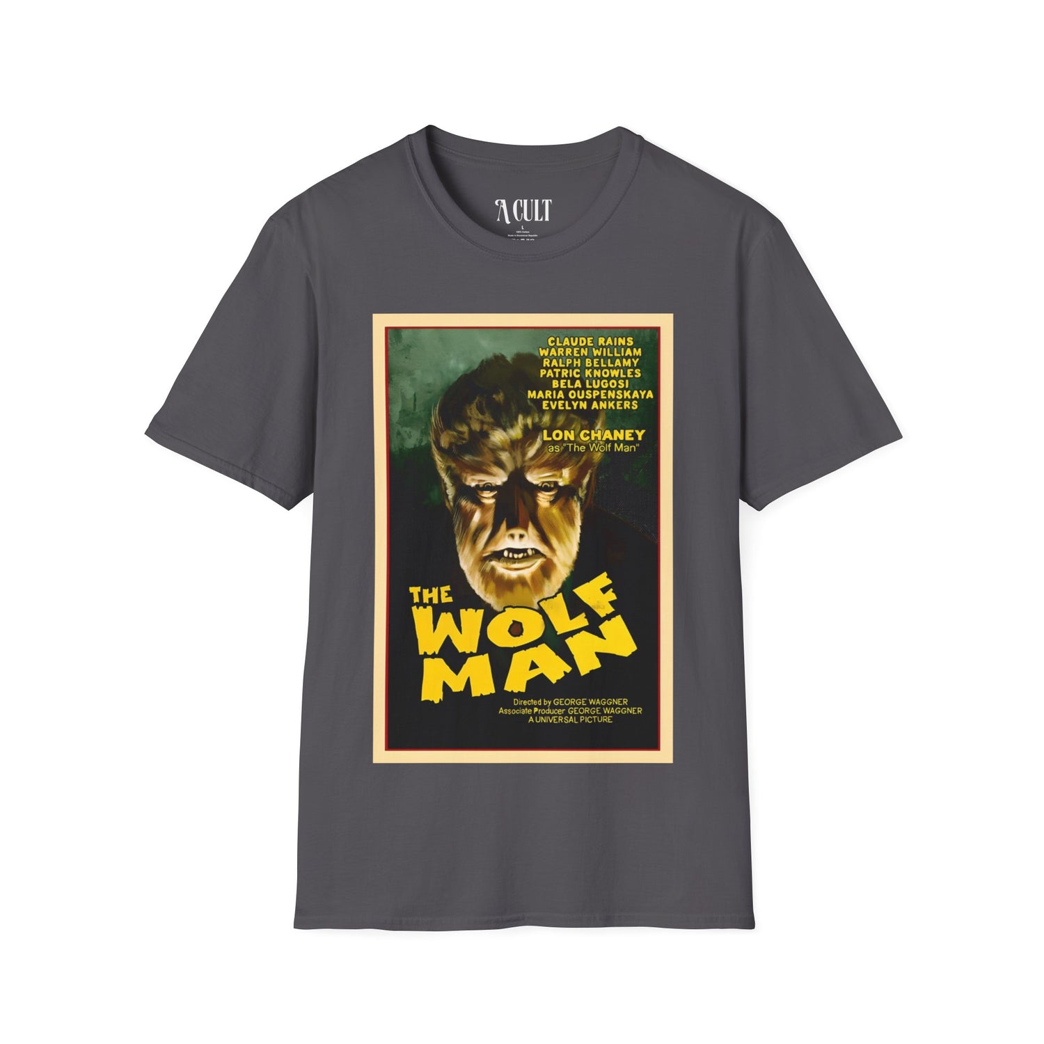 The Wolf Man  - Face - Unisex Soft-Style T-Shirt