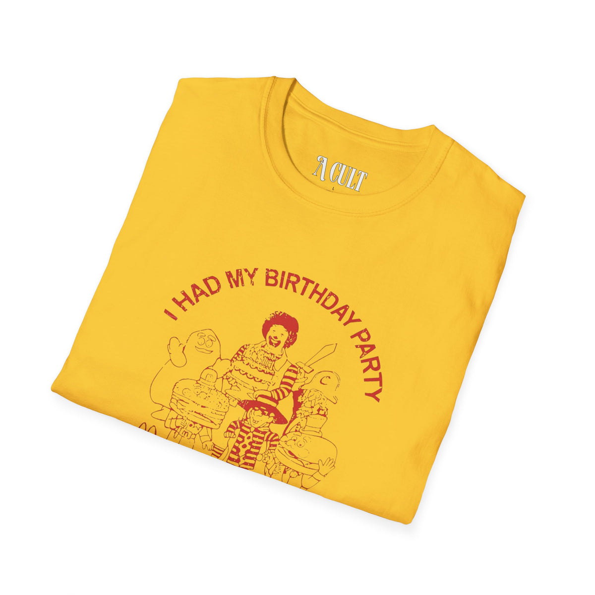 McDonald - Party  - Unisex Soft-Style T-Shirt