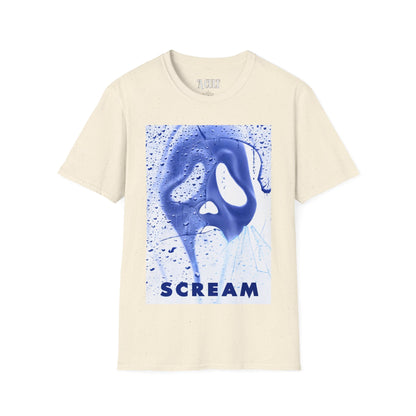 Scream Face Inverted - Unisex Soft-Style T-Shirt