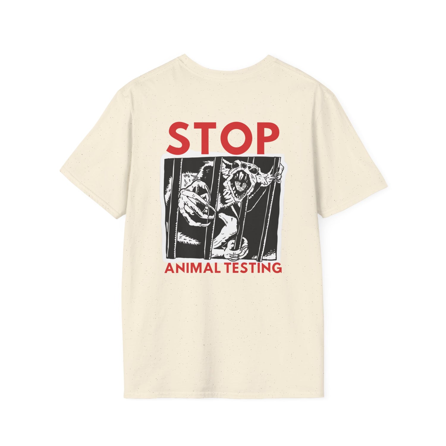 Braindead - Stop Animal Testing - Unisex Soft-Style T-Shirt