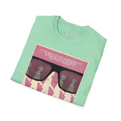 They Live - Glasses Pink - Unisex Soft-Style T-Shirt