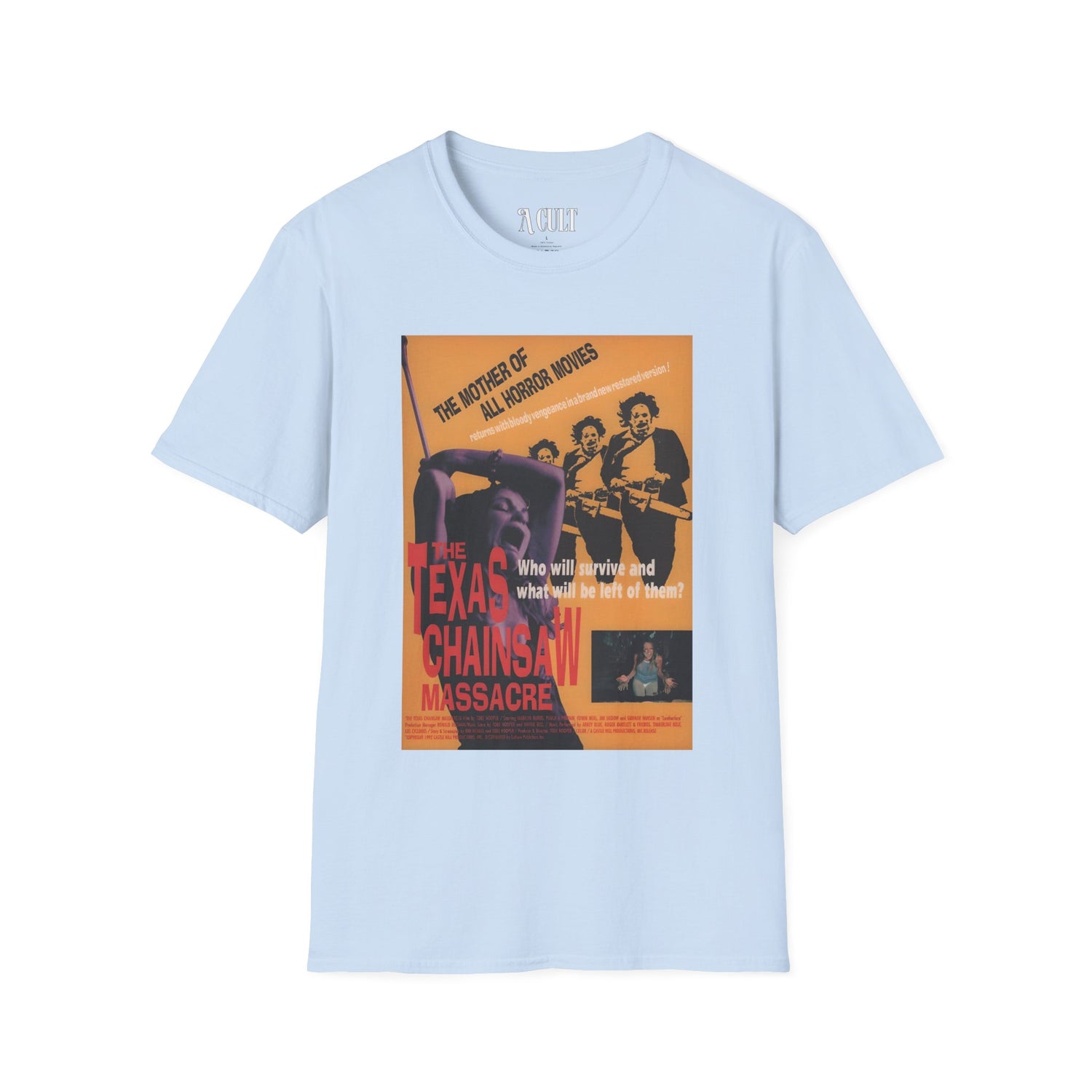 The Texas Chainsaw Massacre - Vintage Poster - Unisex Soft-Style T-Shirt