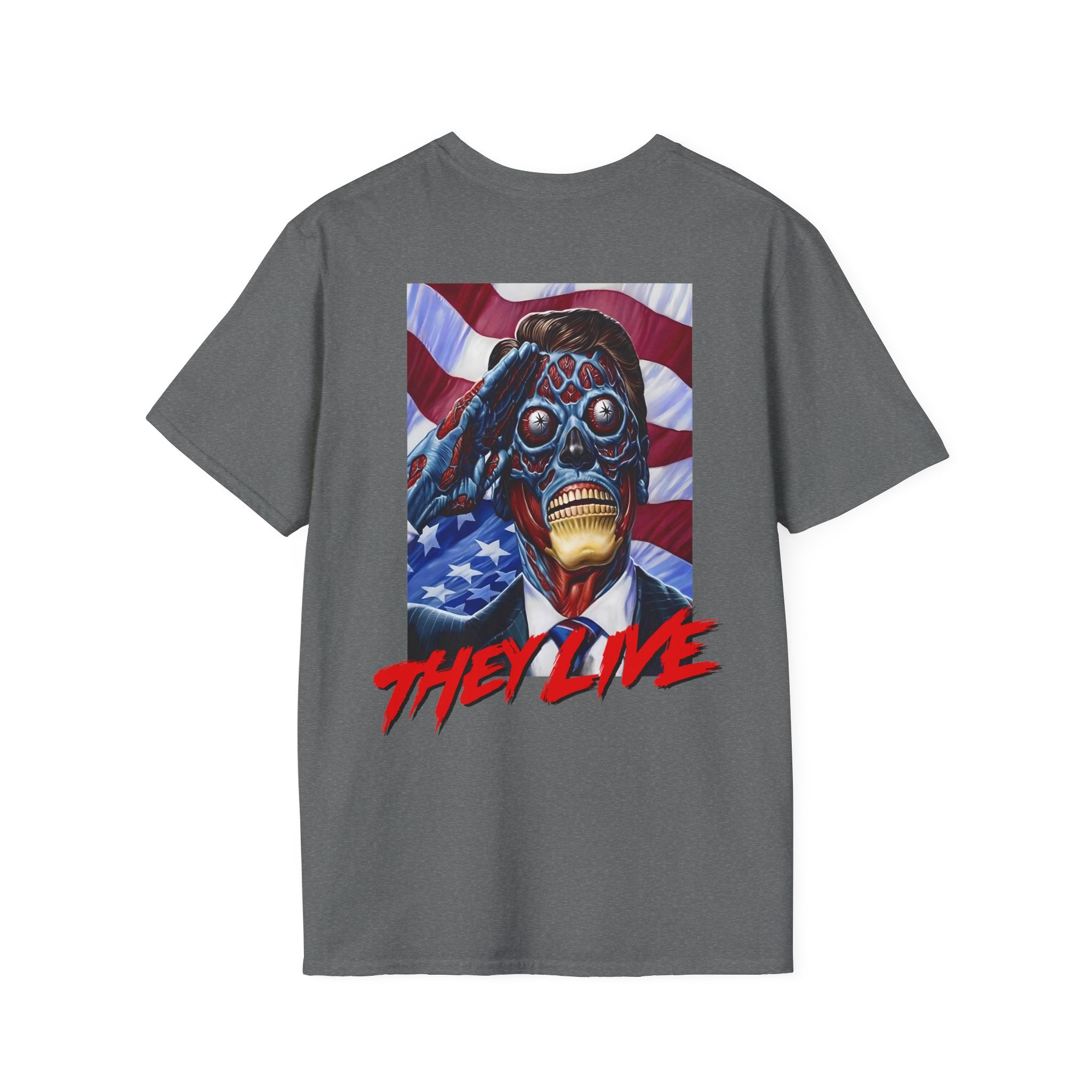 They Live - Salute/Obey - Unisex Soft-Style T-Shirt