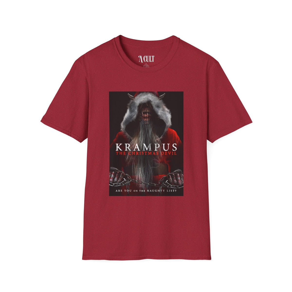 Krampus - Naughty- Unisex Soft-Style T-Shirt