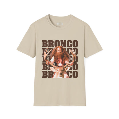 Gentlemen Broncos - Bronco and The Battle Stag - Unisex Soft-Style T-Shirt