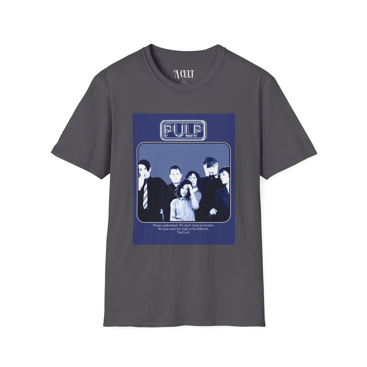 Pulp - Right To Be Different - Unisex Soft-Style T-Shirt