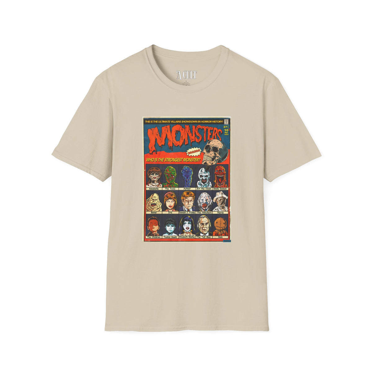 Monsters - Ultimate Villains - Unisex Soft-Style T-Shirt