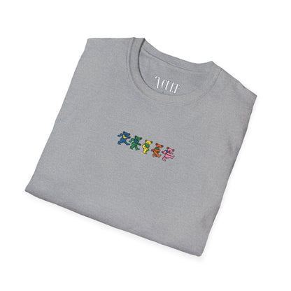 Grateful Dead - Dancing Bears - Unisex Soft-Style T-Shirt