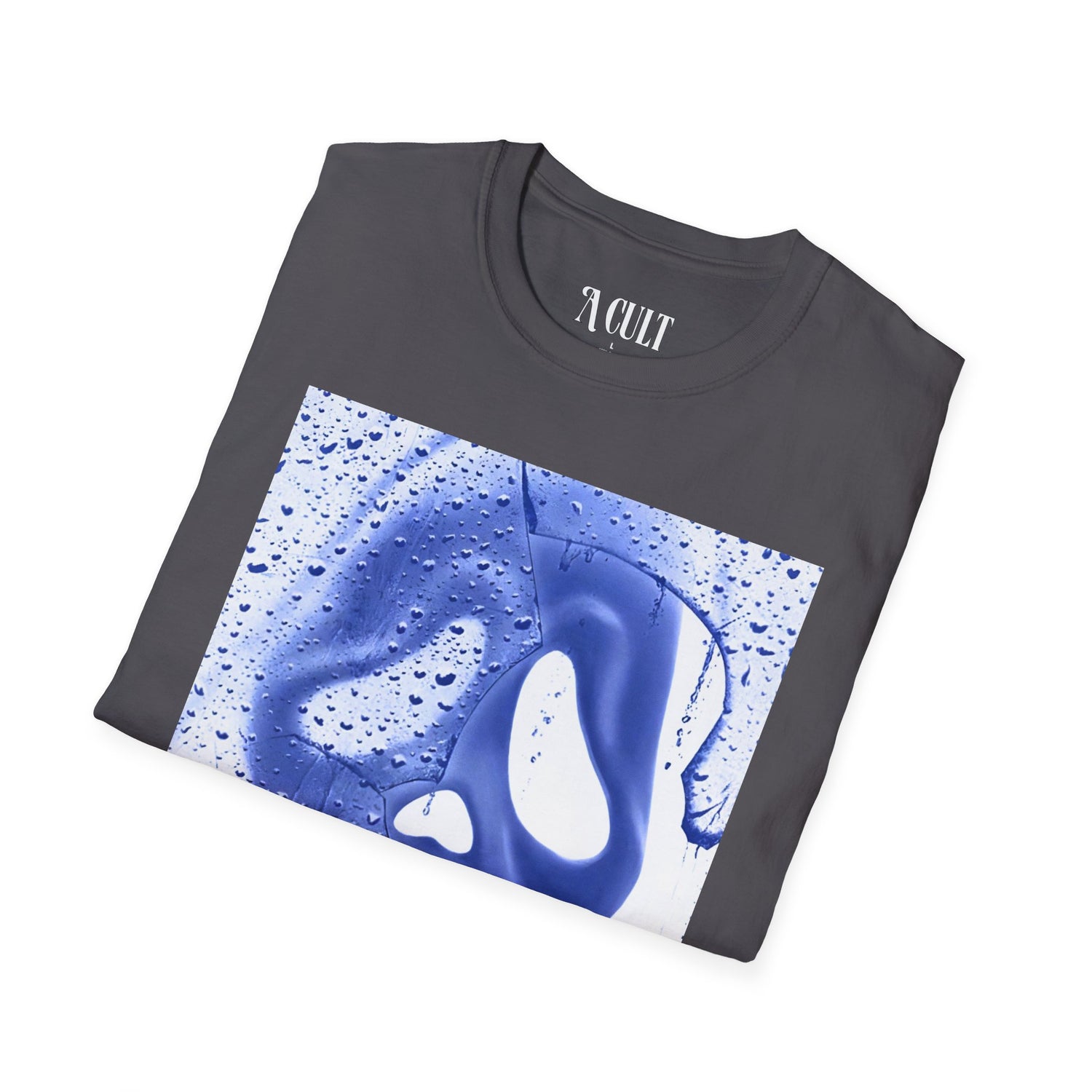 Scream Face Inverted - Unisex Soft-Style T-Shirt