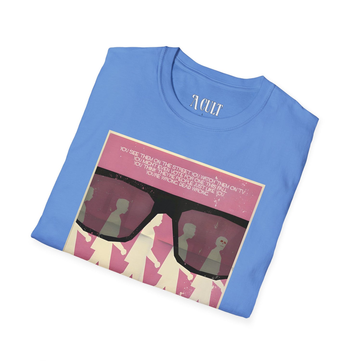 They Live - Glasses Pink - Unisex Soft-Style T-Shirt