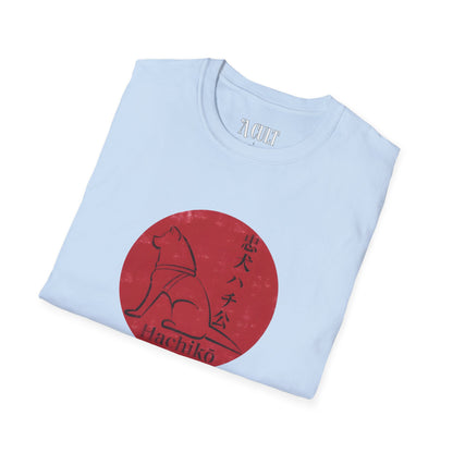 Hachiko - Loyal Dog  - Unisex Soft-Style T-Shirt