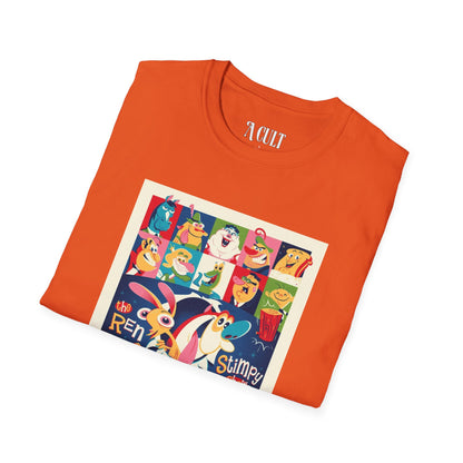 Ren And Stimpy - The Show  - Unisex Soft-Style T-Shirt
