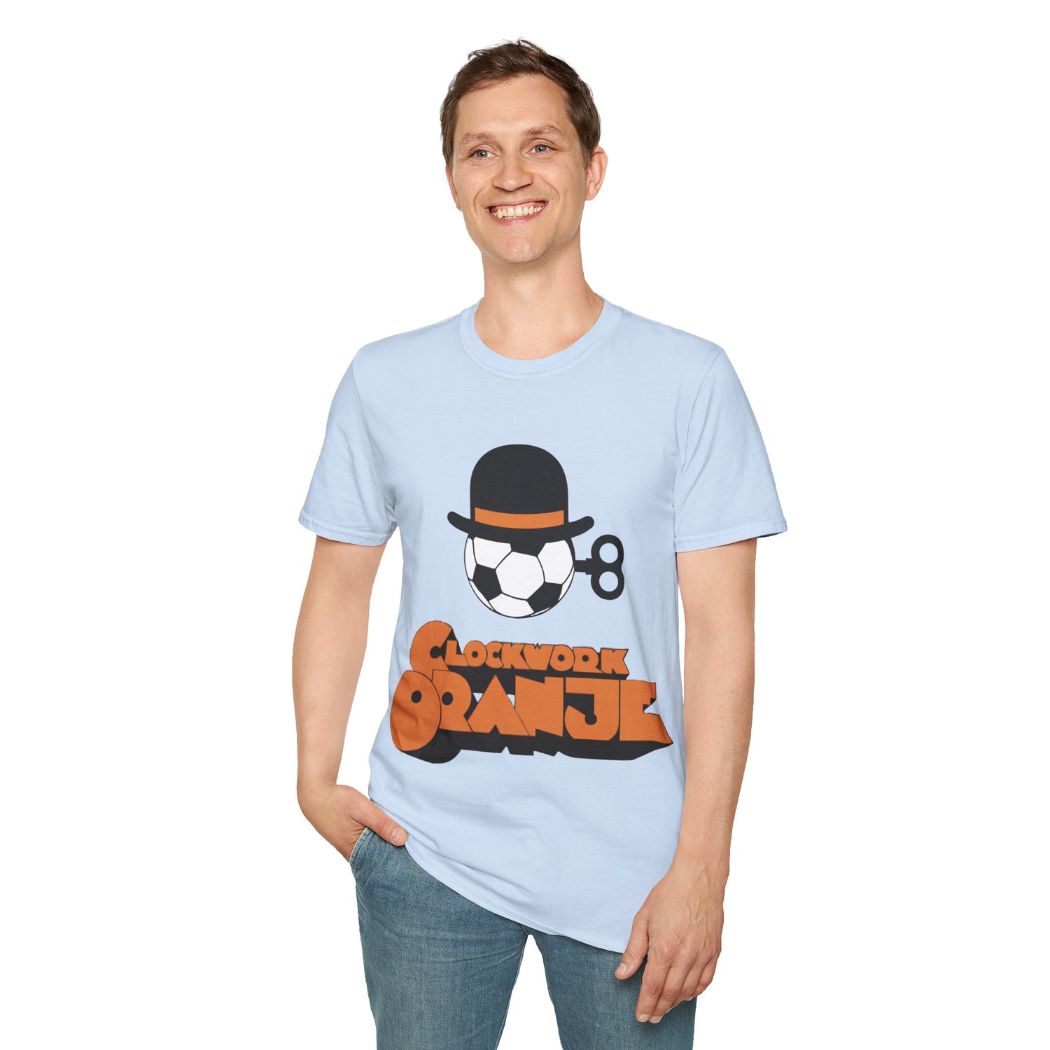 World Cup - Netherlands - Clockwork Oranje - Unisex Soft-Style T-Shirt