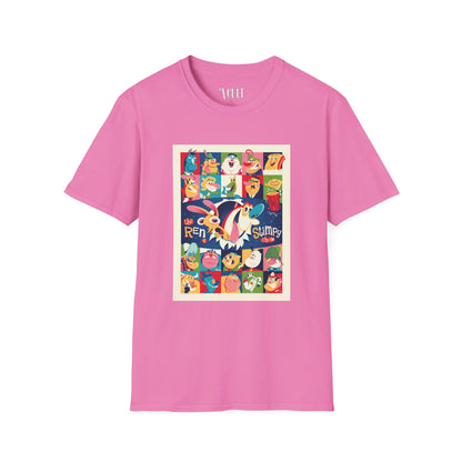 Ren And Stimpy - The Show  - Unisex Soft-Style T-Shirt
