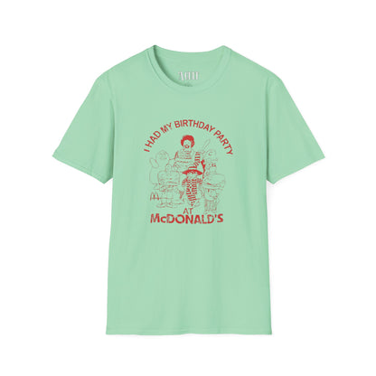 McDonald - Party  - Unisex Soft-Style T-Shirt