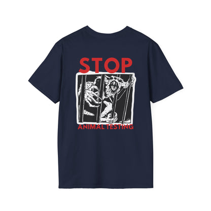 Braindead - Stop Animal Testing - Unisex Soft-Style T-Shirt