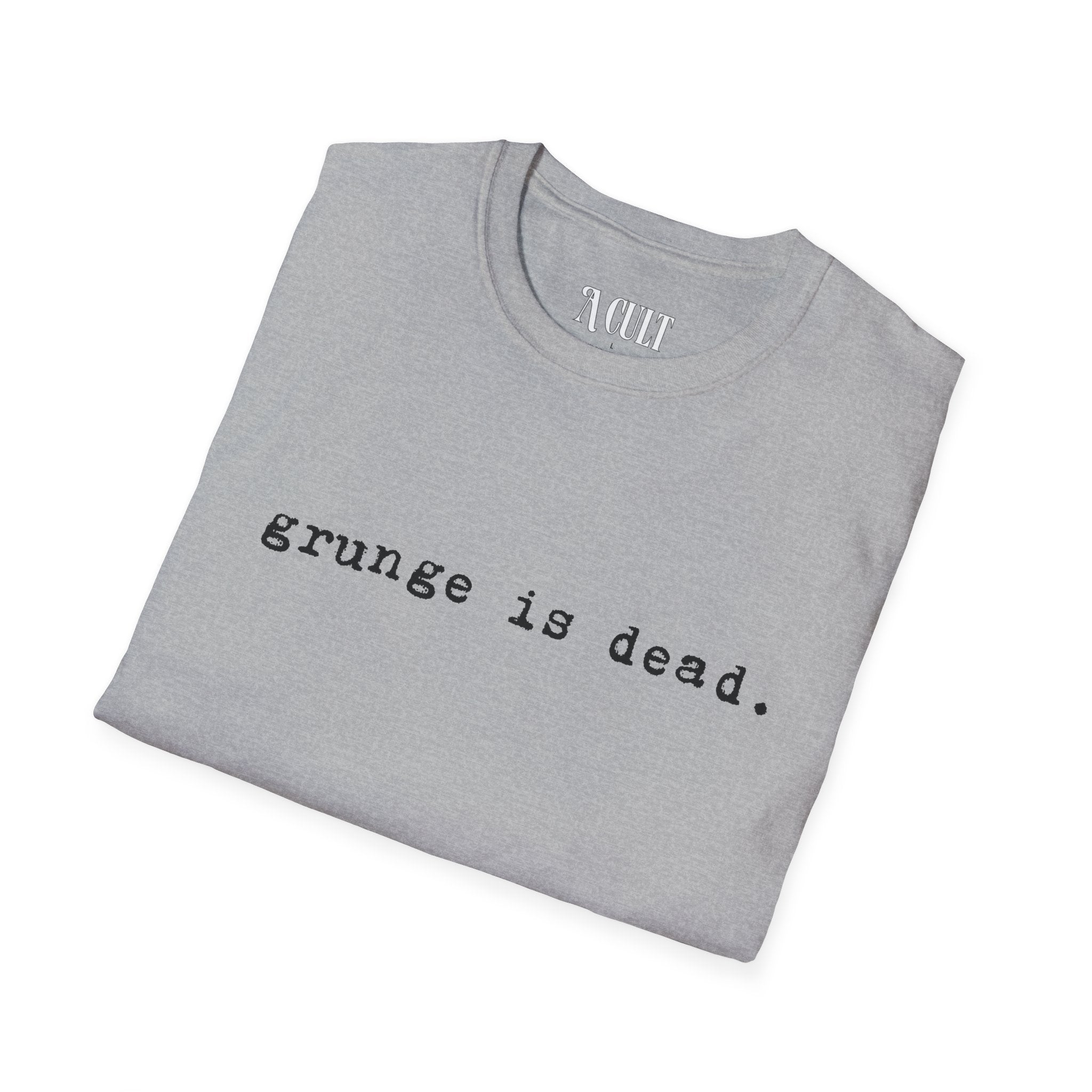 What They Wore - Kurt Cobain - Grunge Is Dead - Unisex Soft-Style T-Shirt