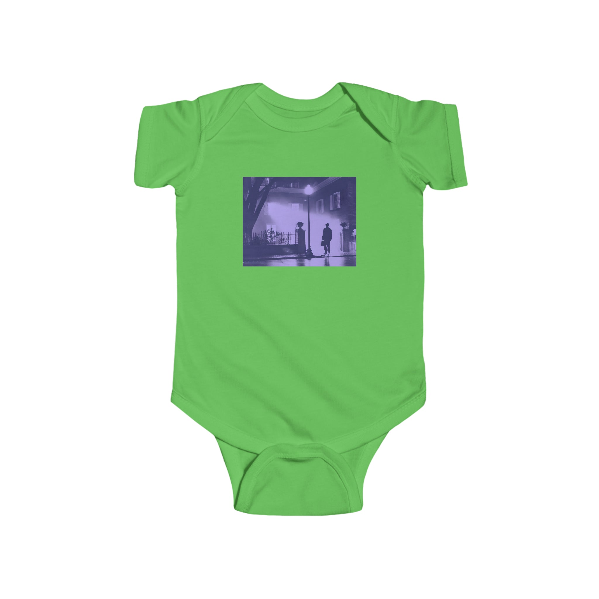 The Exorcist - Classic Movie Poster Purple - Infant Fine Jersey Bodysuit