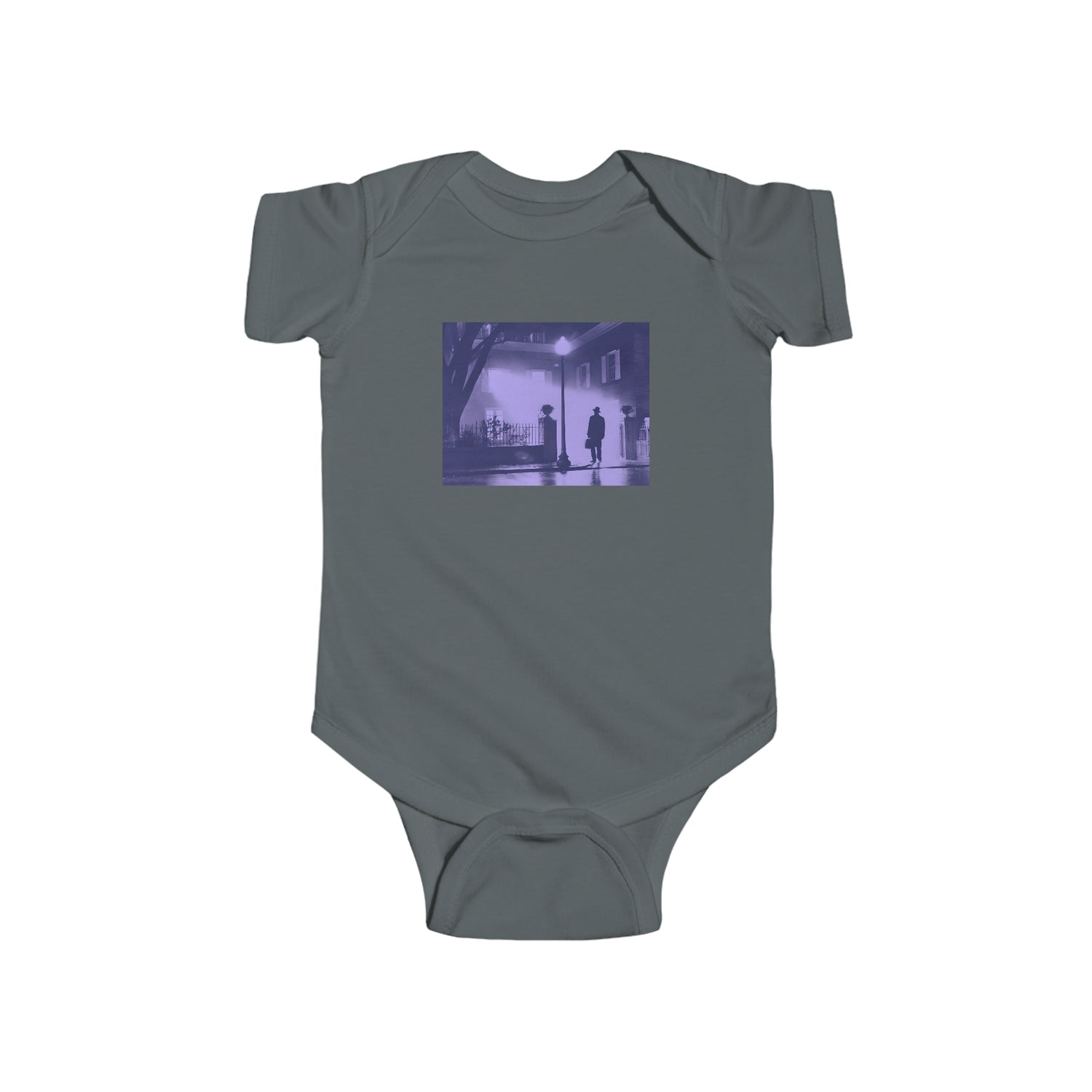 The Exorcist - Classic Movie Poster Purple - Infant Fine Jersey Bodysuit