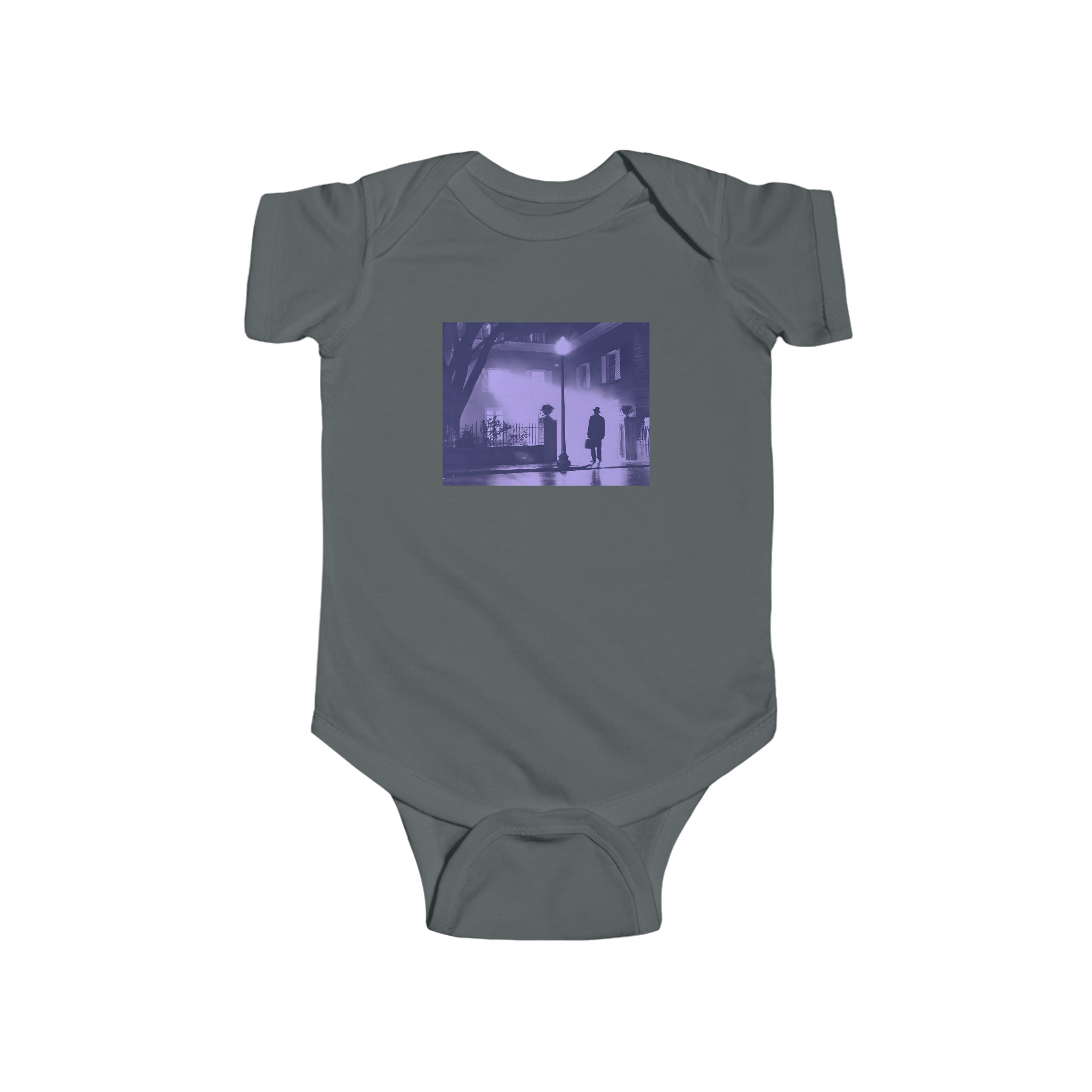 The Exorcist - Classic Movie Poster Purple - Infant Fine Jersey Bodysuit