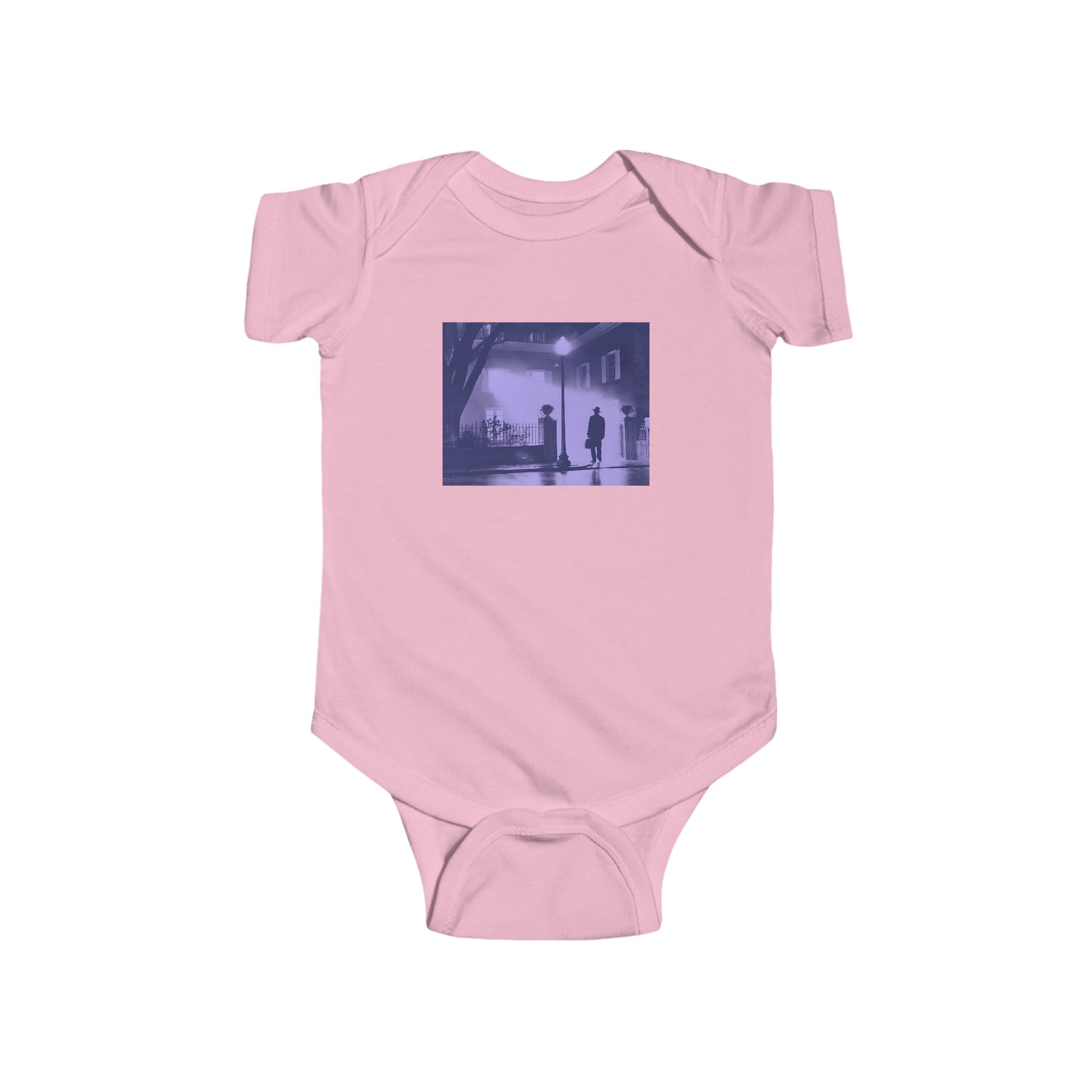 The Exorcist - Classic Movie Poster Purple - Infant Fine Jersey Bodysuit