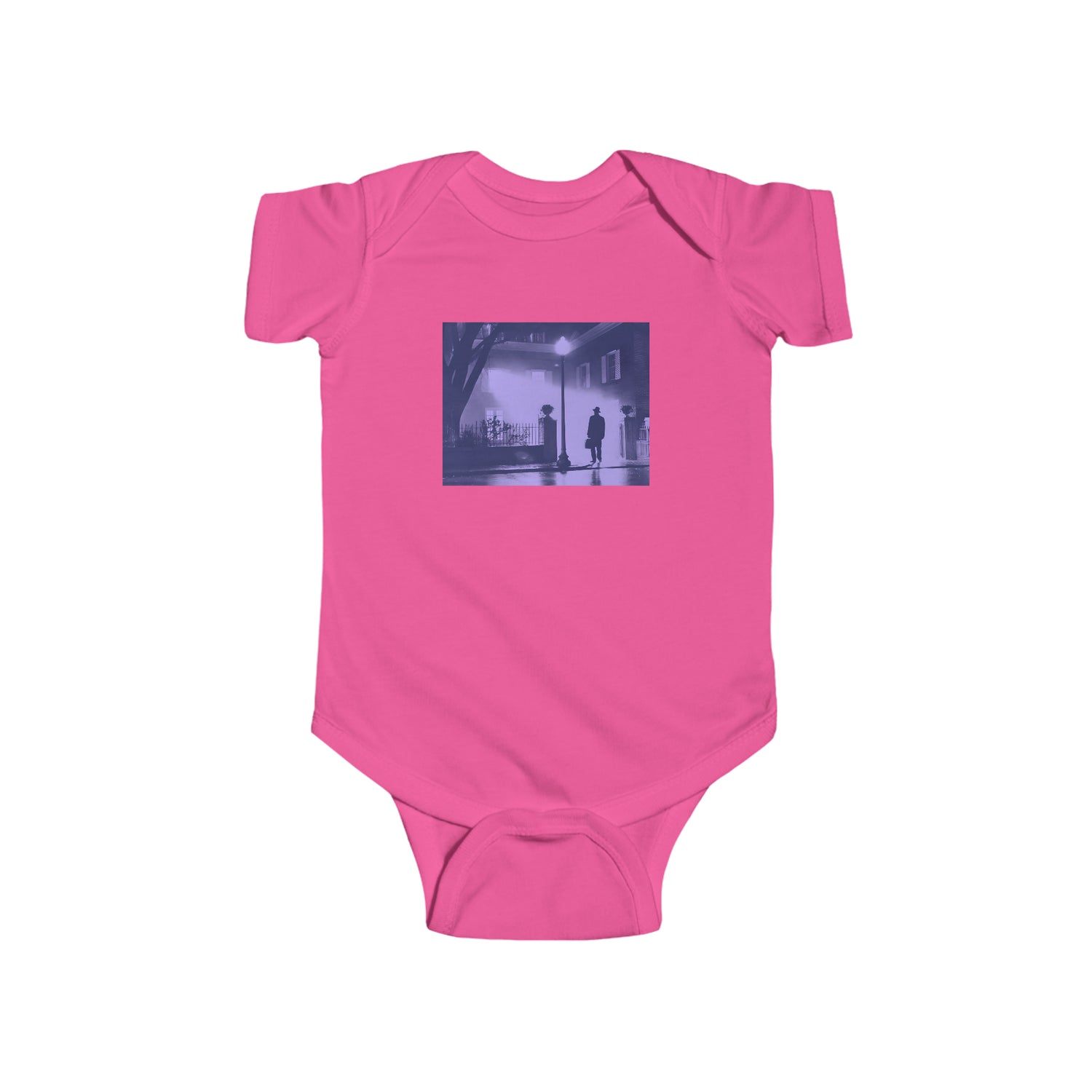 The Exorcist - Classic Movie Poster Purple - Infant Fine Jersey Bodysuit